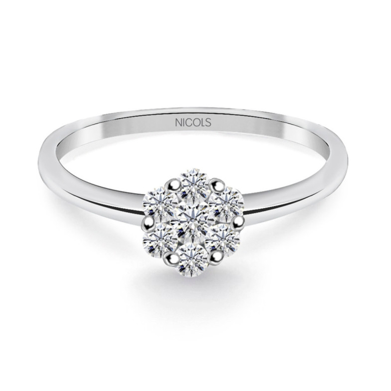 Camelia Diamantring 0.35 - Brillant