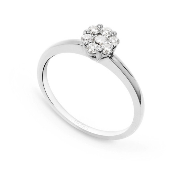Camelia Diamantring 0.35 - Brillant