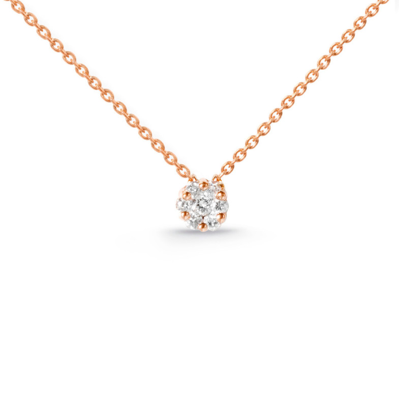 Diamant Halskette Ohmyglam Dot - Diamant Halsketten