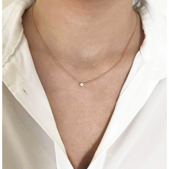 Collar Diamantes Ohmyglam Dot - Collares de Diamantes