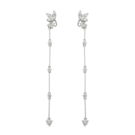 Pendientes Diamantes Flower - Pendientes de Novia