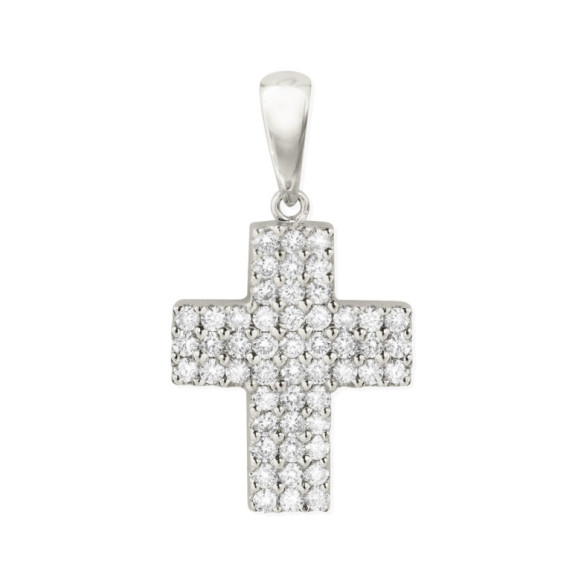 Triple Diamond Cross CATHOLIC SIGN - Diamond Crosses
