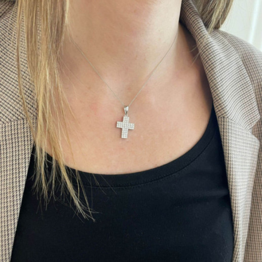 Cruz Diamantes Triple Catholic Sign - Cruces de Diamantes 2