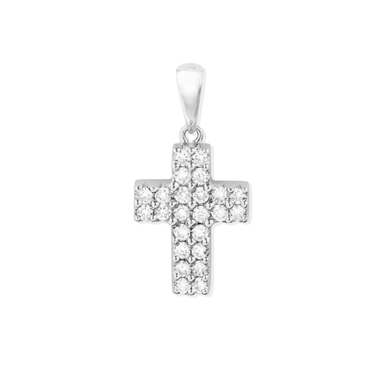 Double Diamond Cross CATHOLIC SIGN - Diamond Crosses