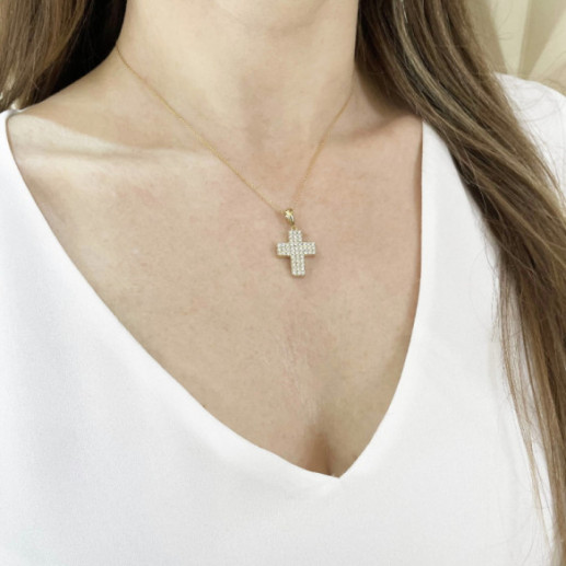 Cruz Diamantes Triple Catholic Sign - Croix de diamant 2