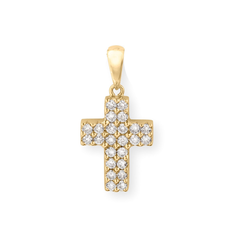 Double Diamond Cross CATHOLIC SIGN - Diamond Crosses