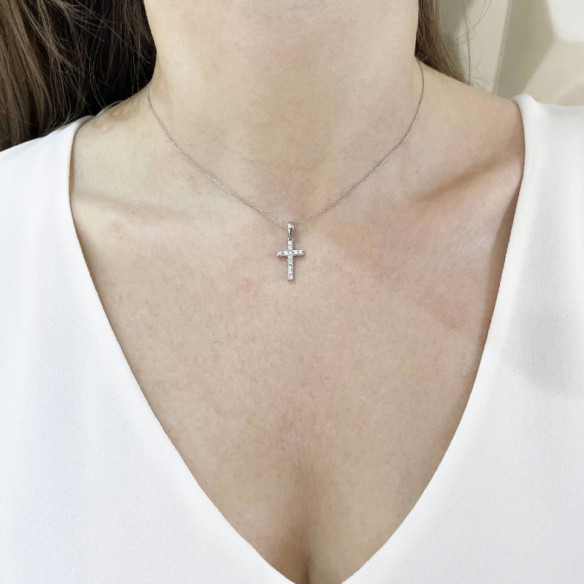 Cruz Diamantes Catholic Sign - Cruces de Diamantes