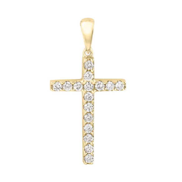 Segno cattolico Diamond croce - Croci di diamante