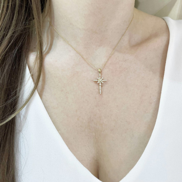 Segno cattolico Aspa Diamonds croce - Croci di diamante