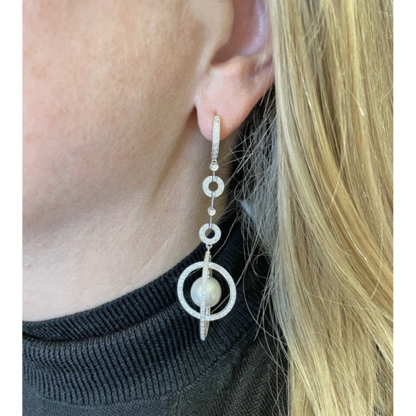 Pendientes Novia Perla Lady Pearls - Boucles d'oreilles perles