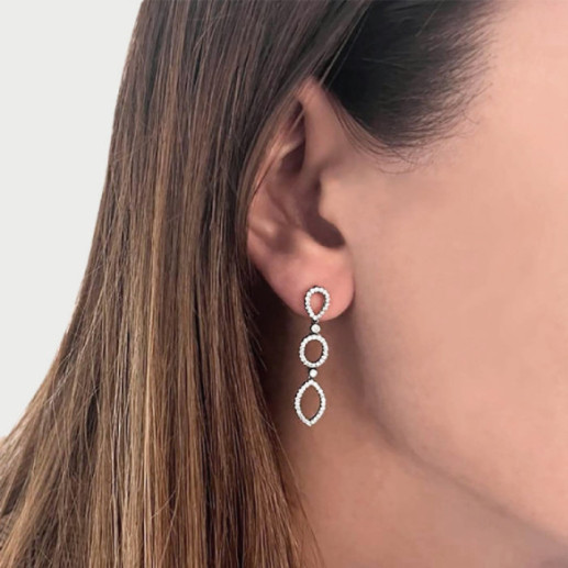 Pendientes Diamantes Bridal - Pendientes de Novia 2