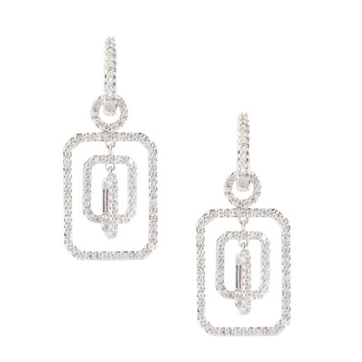 Diamond earrings Classic - largos