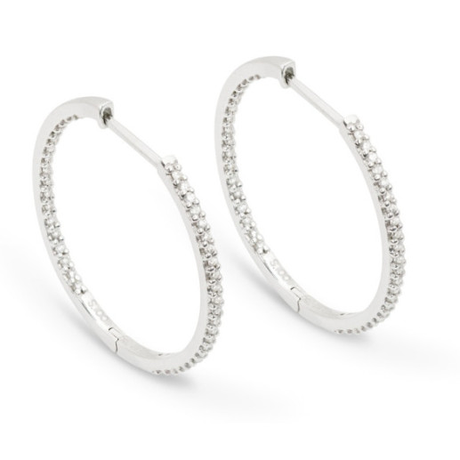 Pendientes Aro Oro Hoop - Pendientes de Novia