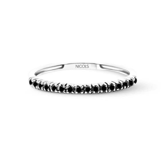 Azalea Black Diamond Ring 0.09 - Brilliant Cut