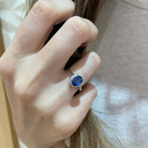 Orla Dalia Sapphire Ring 1.90 - Rings 2