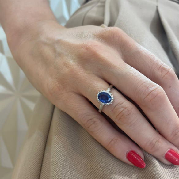 Anillo Zafiro Orla Dalia 1.90 - LES ANNEAUX