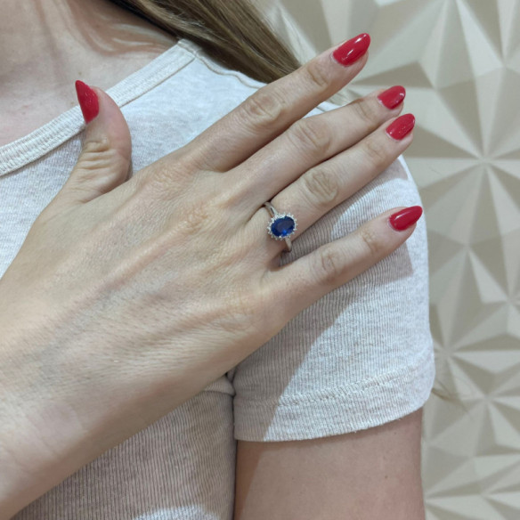 Anello Sapphire Orla Dalia 1.90 - ANELLI