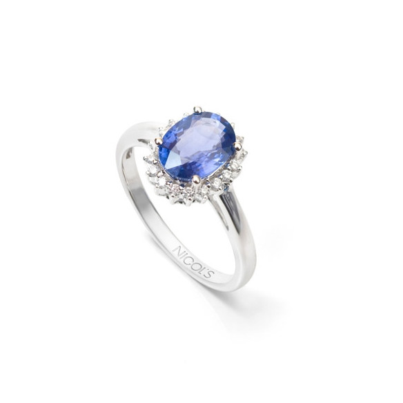 Anillo Zafiro Orla Dalia 1.90 - ANILLOS