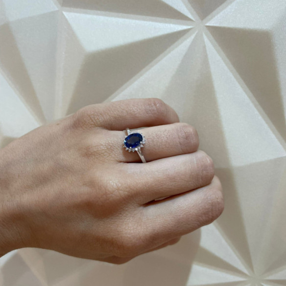 Orla Dalia Sapphire Ring 1.90 - Rings