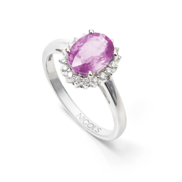 Ring Sapphiro Rosa Orla Dalia 1.90 - Saphiringe