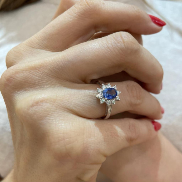 Ring Saphir Dalia 1.30 - Saphiringe
