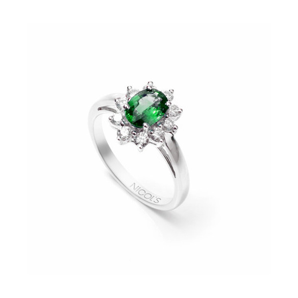 Anillo Esmeralda Dalia 0.95 - LES ANNEAUX