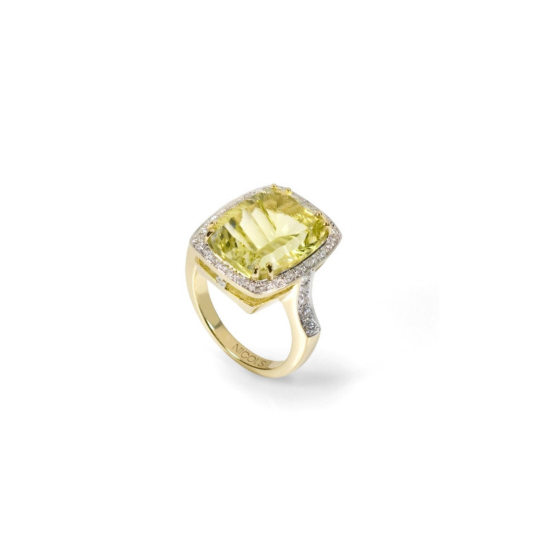 Anillo Oro Diamantes Cocktail - Bagues Autres pierres précieuses