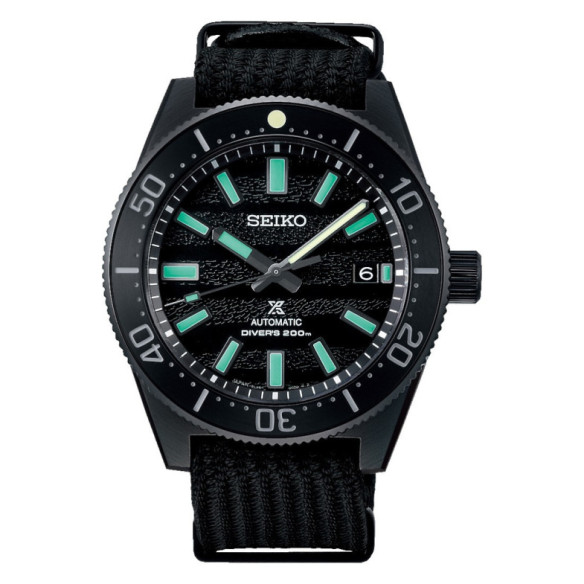 Seiko Prospex Black Series Night Vision Reinterpretación Moderna de 1965 Edición Limitada - Seiko Nouvelles d'éditions limitées