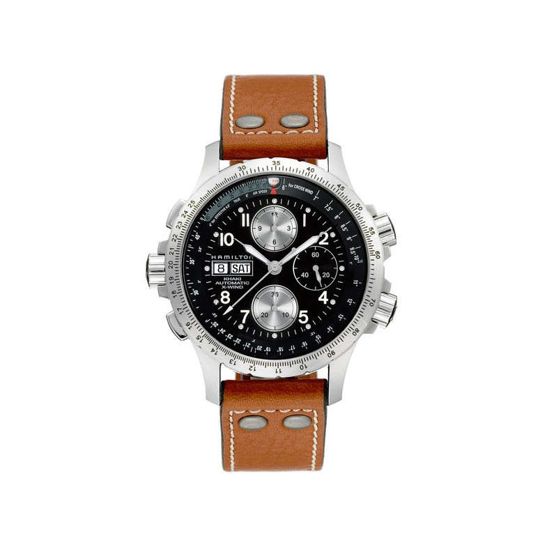 Hamilton Chaki X-Wind Auto Chrono - Khaki Aviation