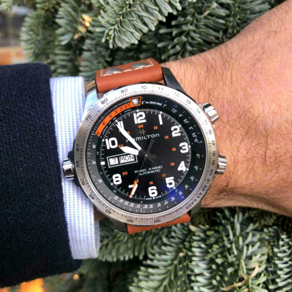 Hamilton Khaki X-Wind Data de início Auto - Aviação de Khaki