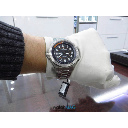 Hamilton Khaki X-Wind Date du jour Auto - Aviation Kaki 2