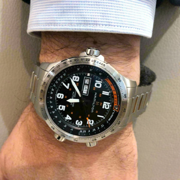 Hamilton Khaki X-Wind Day Date Auto - Khaki Aviation