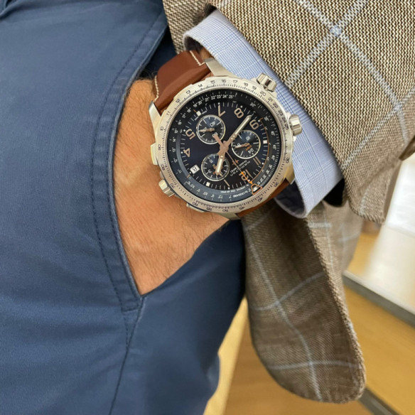 Hamilton Cachi X-Wind Gmt - Khaki Aviation
