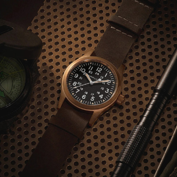 Hamilton Khaki Field Mechanical Bronze - Khaki Field