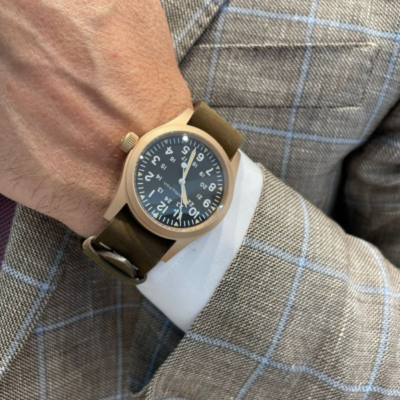 Hamilton Khaki Field Mechanical Bronze - Khaki Field