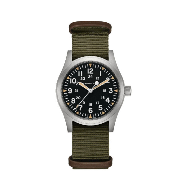 Hamilton Campo Meccanico Kaki 42Mm - Campo di Khaki