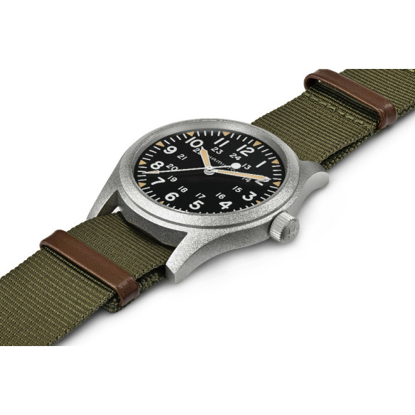 Hamilton Campo Meccanico Kaki 42Mm - Campo di Khaki