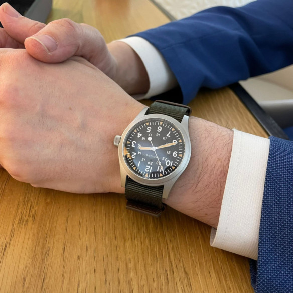 Hamilton Khaki Field Mechanical 42Mm - Khaki Field