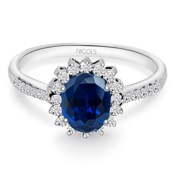 Ring Saphir Orla Dalia 0.95 - Saphiringe