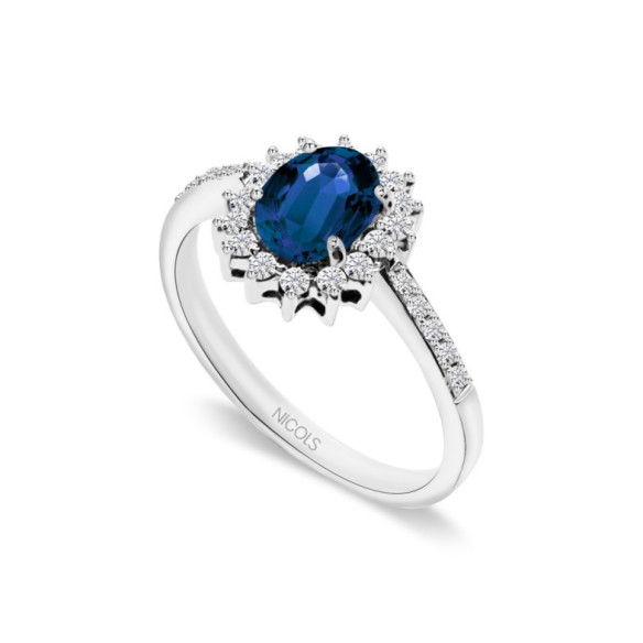 Ring Saphir Orla Dalia 0.95 - Saphiringe