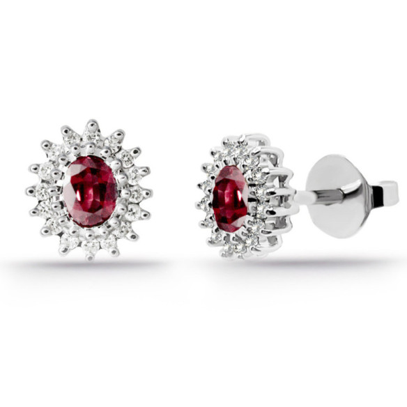 Rubi Earrings OVAL DETAIL - Rubi earrings