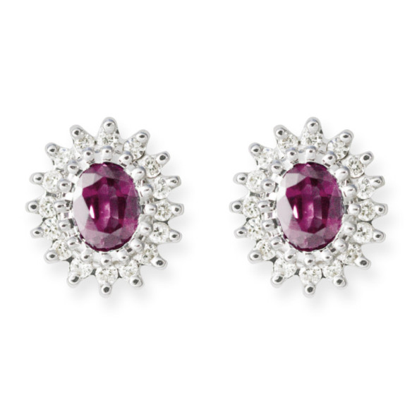 Pendientes Rubi Oval Detail - Boucles d'oreilles Rubi