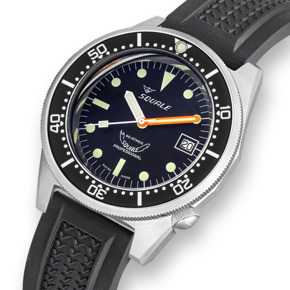 Squale 1521 Black Blasted - SQUALE