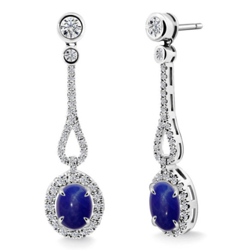 Pendientes Diamantes Zafiro Royal Jewels - Alta Joyería
