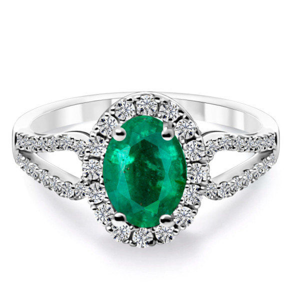 Diamantring Royal Jewels - Smaragdringe