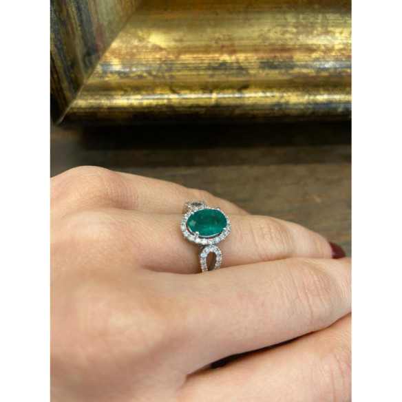 Diamantring Royal Jewels - Smaragdringe
