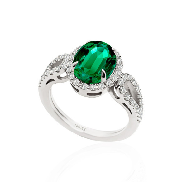 Diamantring Royal Jewels - Smaragdringe