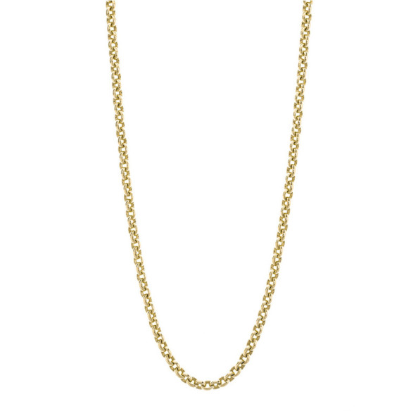 Cadena Oro 18K Eslabon Oval 8X6 60Cm - Cadenas de Oro Hombre