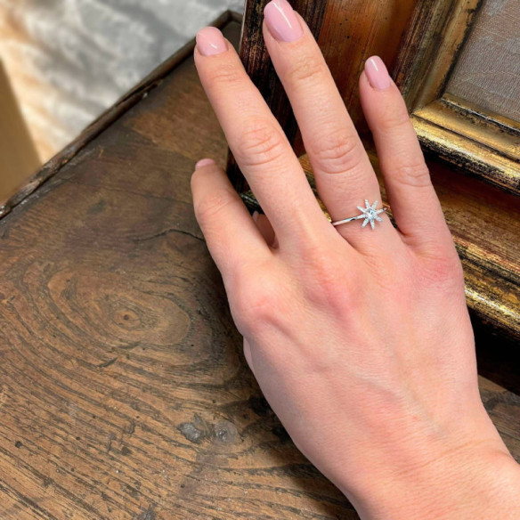 Anillo Oro Little Details - Anillos de Diamantes