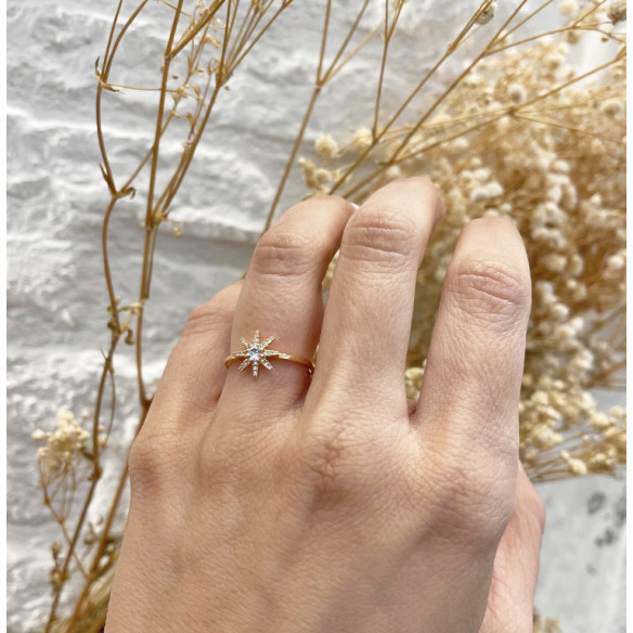 Anillo Oro Estrella Little Details - Anillos de Diamantes